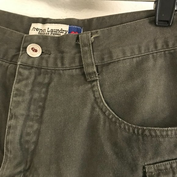 French Laundry Cargo Mid Rise Shorts 7/8 - Picture 6 of 8